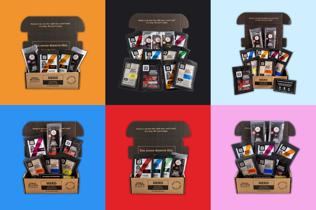 Jerky in a box gift boxes