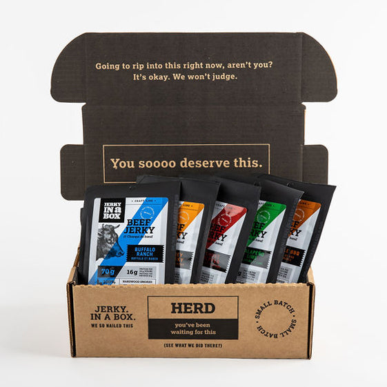 Box of 5 Jerky Subscription Jerky in a Box