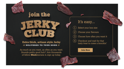 Join the Jerky Club banner