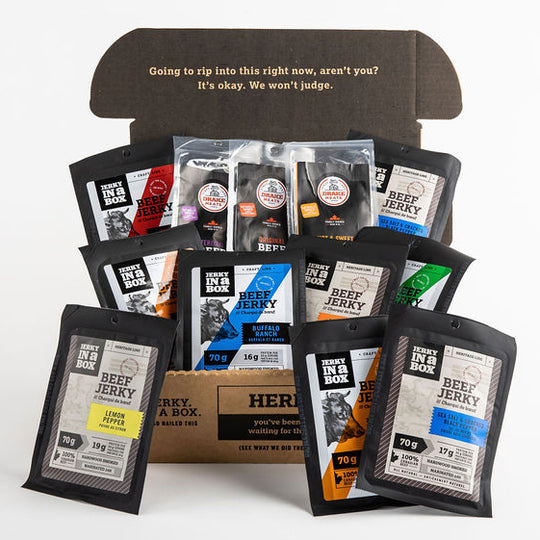 Jerky in a box gift boxes