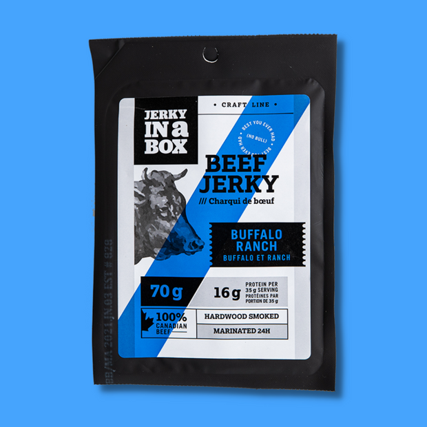 Buffalo Ranch 70g beef jerky