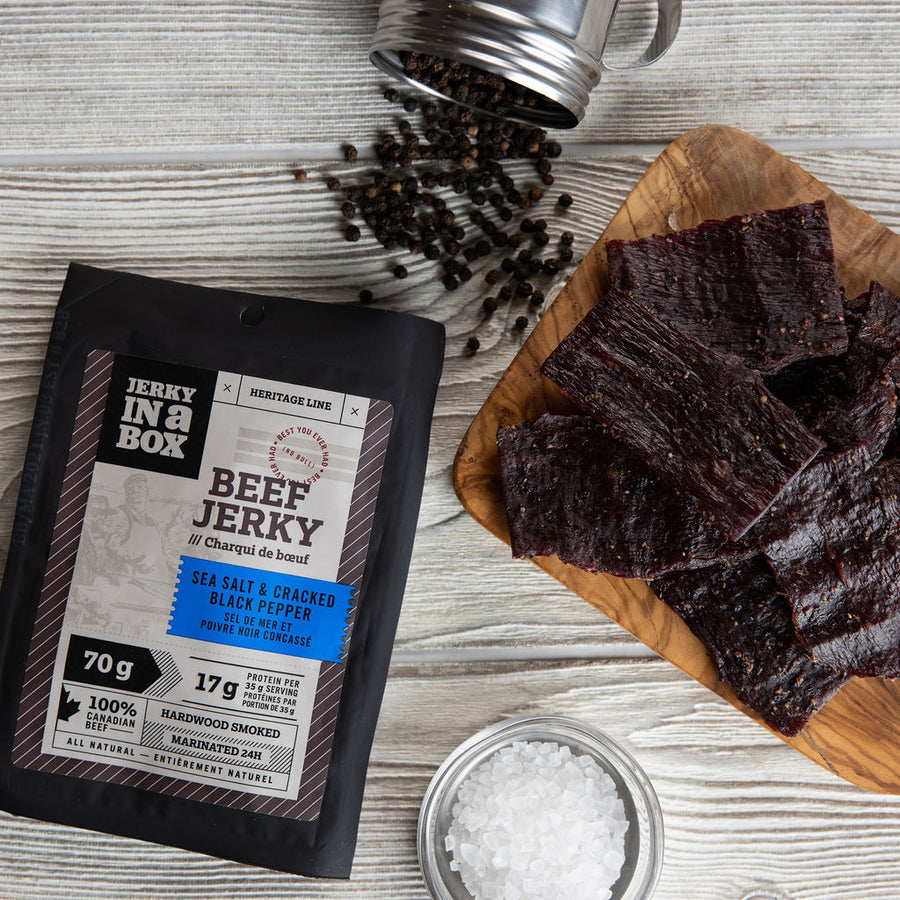 Jerky in a Box Canada's Thickest & Best Tasting Beef Jerky