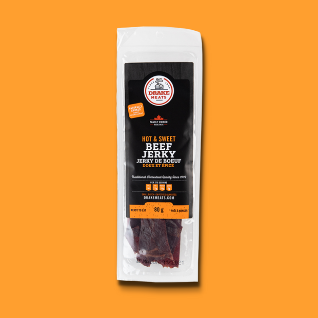 Hot & Sweet 80g beef jerky