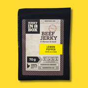 Lemon pepper beef jerky