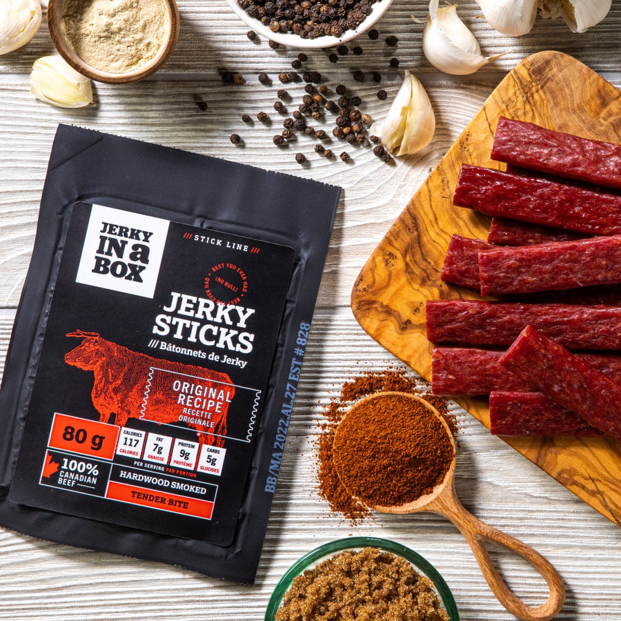 Jerky in a Box Canada's Thickest & Best Tasting Beef Jerky