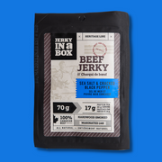 Sea Salt & Cracked Black Pepper 70g beef jerky